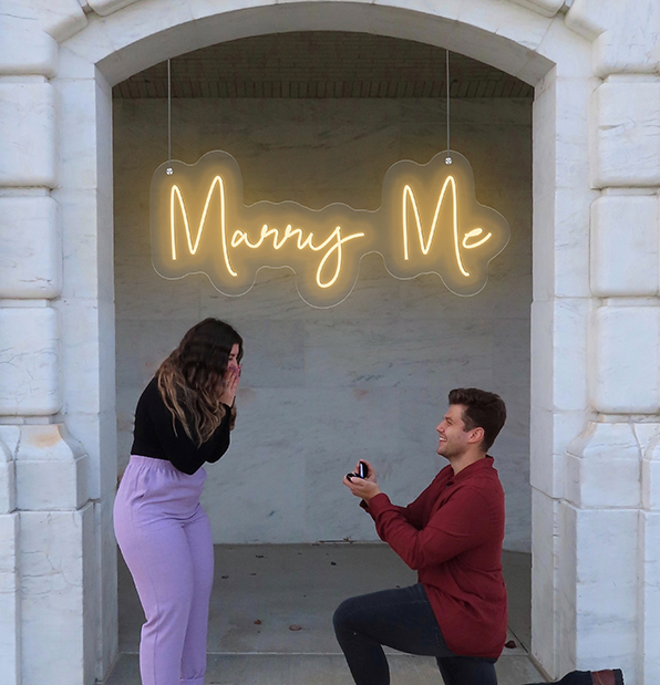 Marry Me Neon Sign