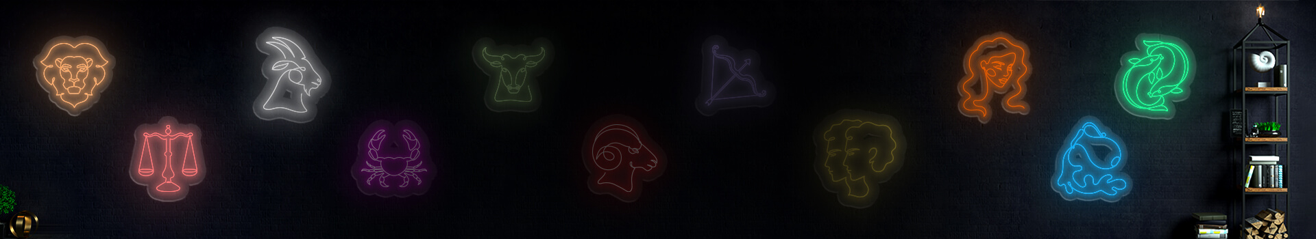 Zodiac Neon Sign